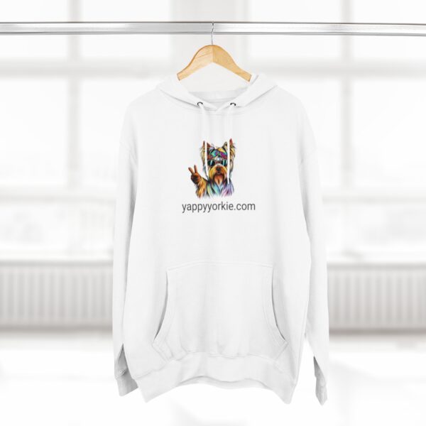 Unisex Premium Pullover Yorkie Peace Hoodie - Image 4