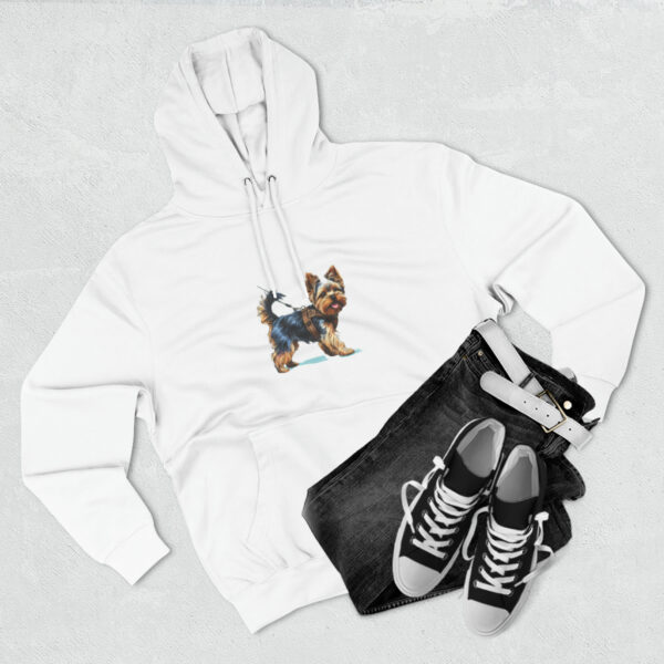 Unisex Premium Yorkie Dog Walker Pullover Hoodie - Image 9