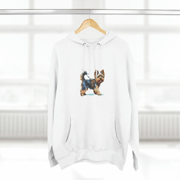 Unisex Premium Yorkie Dog Walker Pullover Hoodie - Image 10