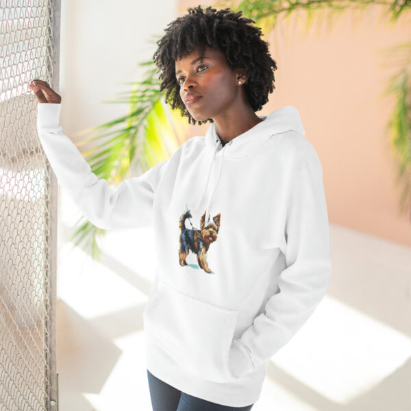 Unisex Premium Yorkie Dog Walker Pullover Hoodie - Image 12