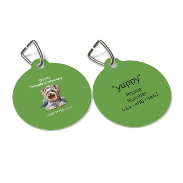 DVYTC Emerald Anniversary Harness Tag - Image 3