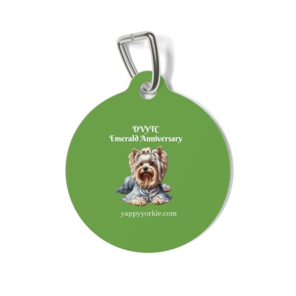 DVYTC Emerald Anniversary Harness Tag