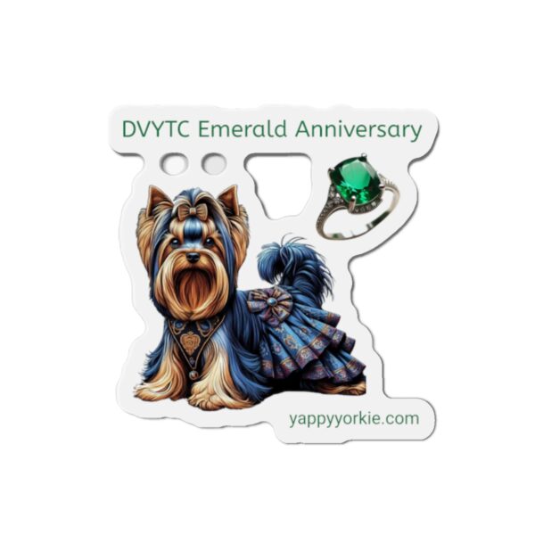 DVYTC Emerald Anniversary Die-Cut Magnet