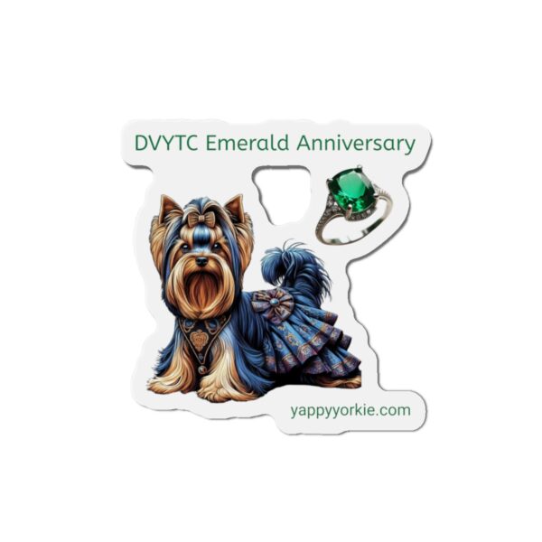 DVYTC Emerald Anniversary Die-Cut Magnet - Image 10