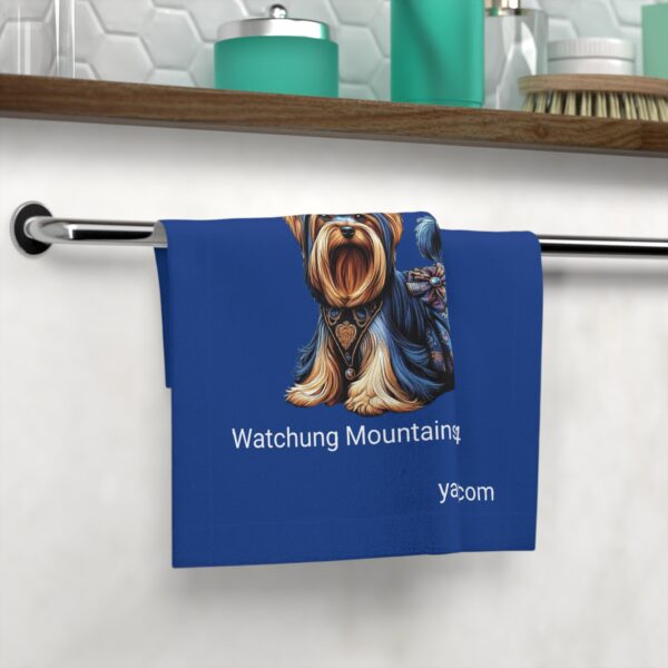 2025 Watchung Mountains Yorkshire Terrier Club 13' X 13" Yorkie Woobie Blue - Image 4