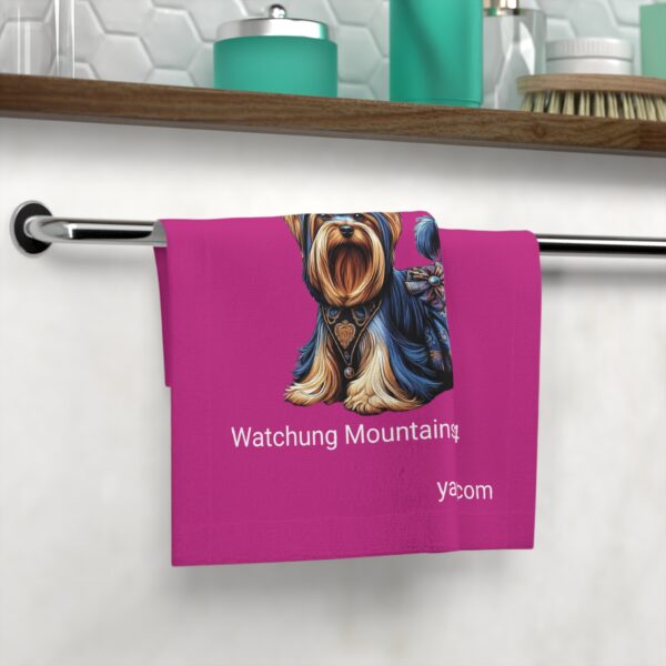 2025 Watchung Mountains Yorkshire Terrier Club 13' X 13" Yorkie Woobie Pink - Image 4