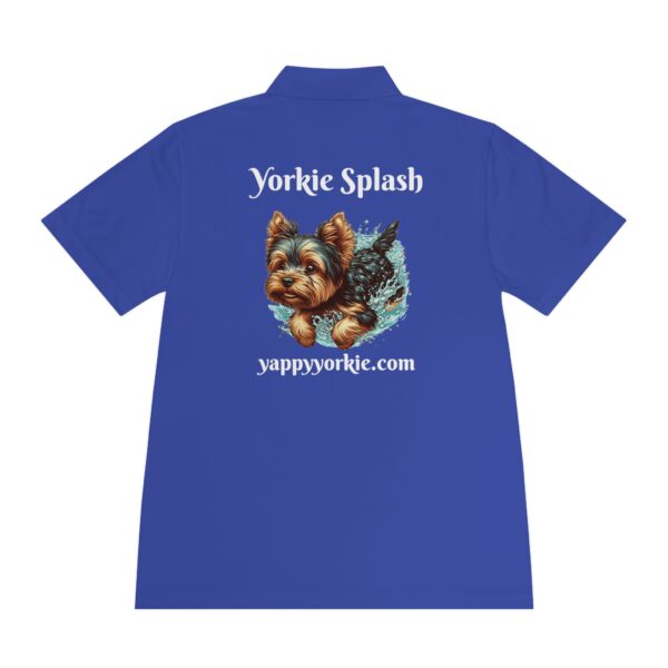 Yorkie Summer SPLASH 3-button Polo Shirt - Image 8