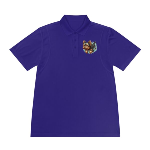 Yorkie Summer SPLASH 3-button Polo Shirt - Image 13