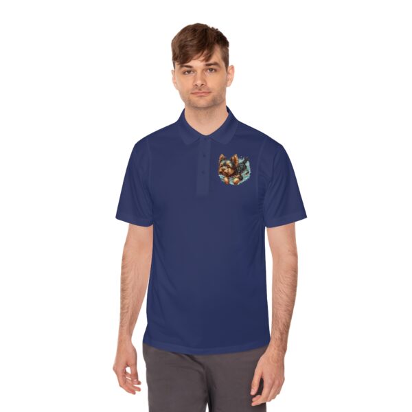 Yorkie Summer SPLASH 3-button Polo Shirt - Image 12