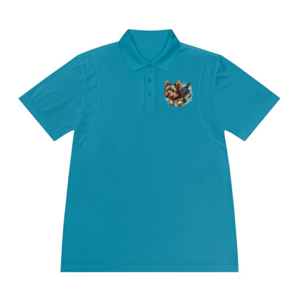 Yorkie Summer SPLASH 3-button Polo Shirt