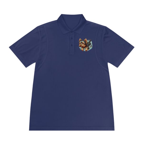 Yorkie Summer SPLASH 3-button Polo Shirt - Image 10