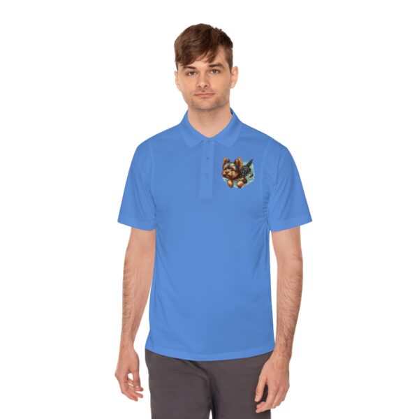 Yorkie Summer SPLASH 3-button Polo Shirt - Image 6