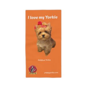 Exotic Golddust Yorkie Blanket