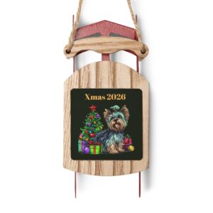 Xmas 2026 Sled Ornaments