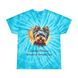Central Florida Yorkshire Terrier Club Tie-Dye Tee, Cyclone